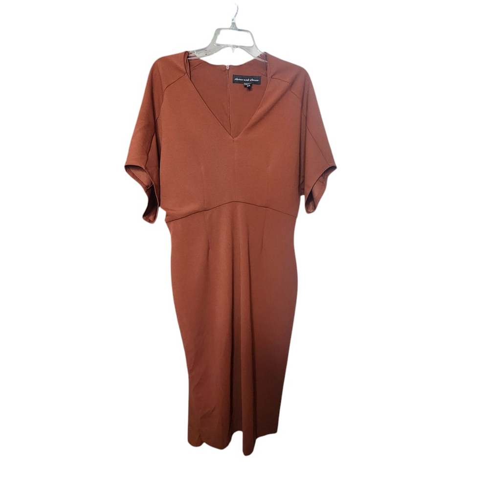 Women's Clover and Sloane Rust Dress Size 10. NWT - Picture 3 of 6